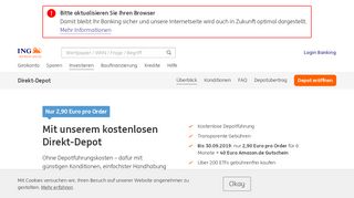 
                            2. Depot: Anlegen und Handeln beim Online Broker des ... - ING