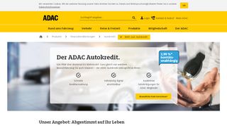 
                            1. Der ADAC Autokredit. Jetzt mit 2,99% Top-Zins.