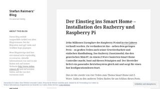 
                            7. Der Einstieg ins Smart Home – Installation des Razberry ...