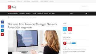 
                            7. Der neue Avira Password Manager: Nie mehr Passwörter ...