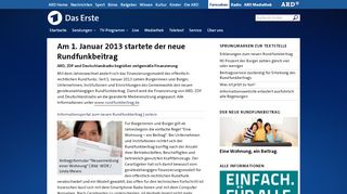 
                            7. Der neue Rundfunkbeitrag - ARD | Das Erste