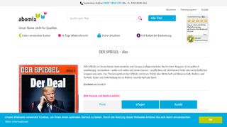 
                            9. DER SPIEGEL Abo-Angebote online | abomix.de