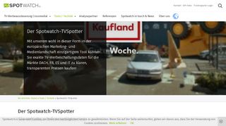 
                            6. Der Spotwatch-TVSpotter l TV-Daten online bestellen.