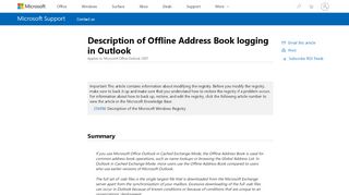 
                            7. Description of Offline Address Book logging in Outlook