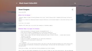 
                            7. Desert Dungeon - Black Desert Online:BDO