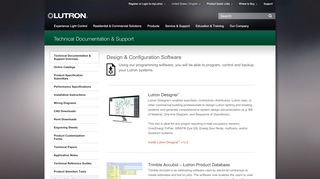 
                            2. Design & Configuration Software - Lutron