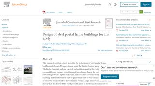 
                            7. Design of steel portal frame buildings for fire safety - ScienceDirect