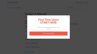 
                            1. Design X Manual - Design X v15 – Support - APhotoFolio.com