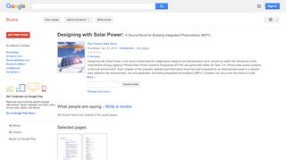 
                            7. Designing with Solar Power: A Source Book for Building Integrated ...