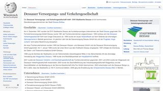 
                            4. Dessauer Versorgungs- und Verkehrsgesellschaft – Wikipedia