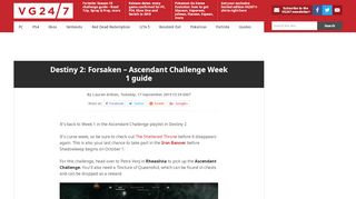 
                            8. Destiny 2: Forsaken – Ascendant Challenge Week 1 guide - VG247