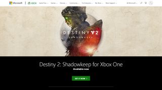 
                            3. Destiny 2: Shadowkeep for Xbox One | Xbox