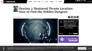 
                            9. Destiny 2 Shattered Throne Location: How to Find the Hidden ...