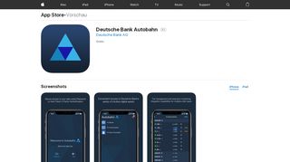 
                            7. ‎Deutsche Bank Autobahn im App Store - apps.apple.com