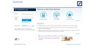 
                            2. DEUTSCHE BANK INTERNET BANKING APPLICATION ...