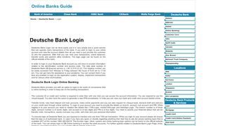 
                            9. Deutsche Bank Login - Online Banks Guide