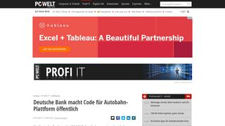 
                            5. Deutsche Bank macht Code für Autobahn-Plattform öffentlich ...