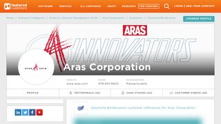 
                            5. Deutsche Blisterunion customer references of Aras Corporation