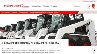 
                            5. Deutsche Leasing: Passwort ändern