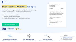 
                            7. Deutsche Post POSTFACH Vertrag in 2 Minuten …