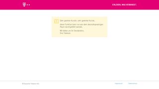 
                            3. Deutsche Telekom AG - Hinweis