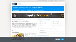 
                            7. Deutschkurse | DW