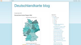 
                            8. Deutschlandkarte blog: Deutschland karte Region Bild