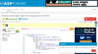 
                            6. Develop simple AJAX Login form using jQuery in …