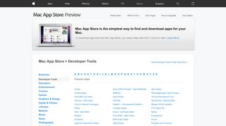 
                            9. Developer Tools - Mac App Store Downloads on iTunes