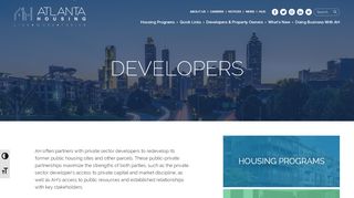 
                            8. Developers | Atlanta Housing Authority