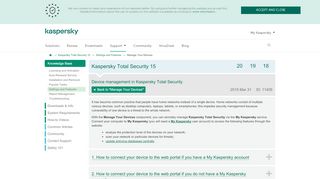 
                            3. Device management in Kaspersky Total Security