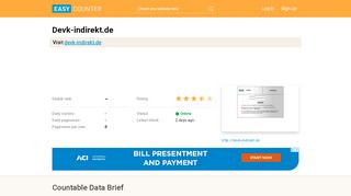 
                            3. Devk-indirekt.de: DEVK-indirekt Login - Easy Counter