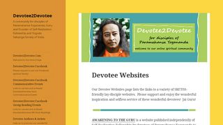 
                            7. Devotee Websites – Devotee2Devotee