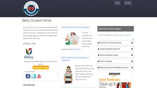 
                            5. DeVry Student Portal