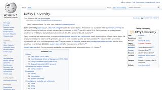 
                            4. DeVry University - Wikipedia