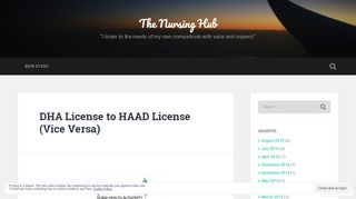 
                            5. DHA License to HAAD License (Vice Versa) – The Nursing Hub