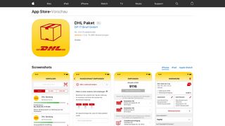 
                            2. DHL Paket im App Store