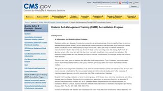 
                            8. Diabetic Self-Management Training (DSMT) Accreditation Program ...