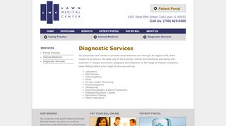 
                            6. Diagnostic Services - Lawn Medical Center, S.C.