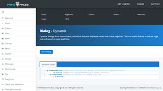 
                            4. Dialog - Dynamic - PrimeFaces Showcase