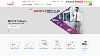 
                            3. Dialog Home Page