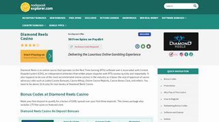 
                            7. Diamond Reels Casino 2019 50 Free Spins on Paydirt