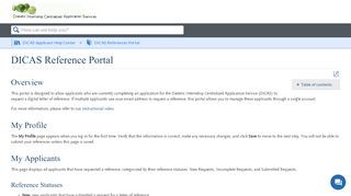 
                            1. DICAS Reference Portal - Liaison