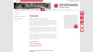 
                            2. Dichtomatik - Company