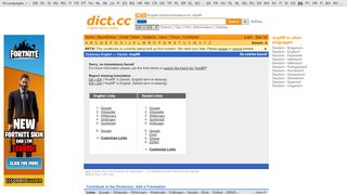 
                            5. dict.cc | Anpfiff | Danish-English Dictionary