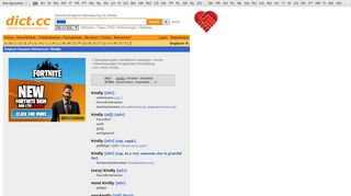
                            6. dict.cc Wörterbuch :: Kindly :: Englisch-Deutsch-Übersetzung