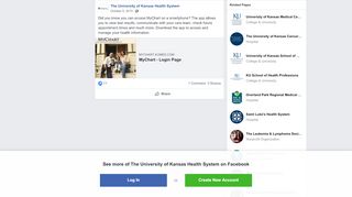 
                            9. Did you know you can access MyChart on a... - The University ...