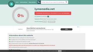 
                            3. Did you recently visit lymemedia.net? Read this now!