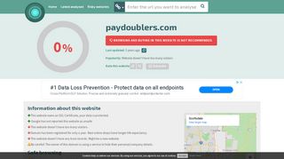 
                            8. Did you recently visit paydoublers.com? Read this now!