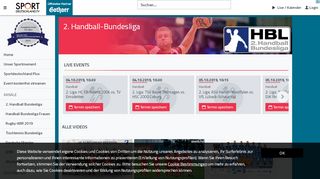 
                            1. Die 2. Handball-Bundesliga live und on demand auf ...